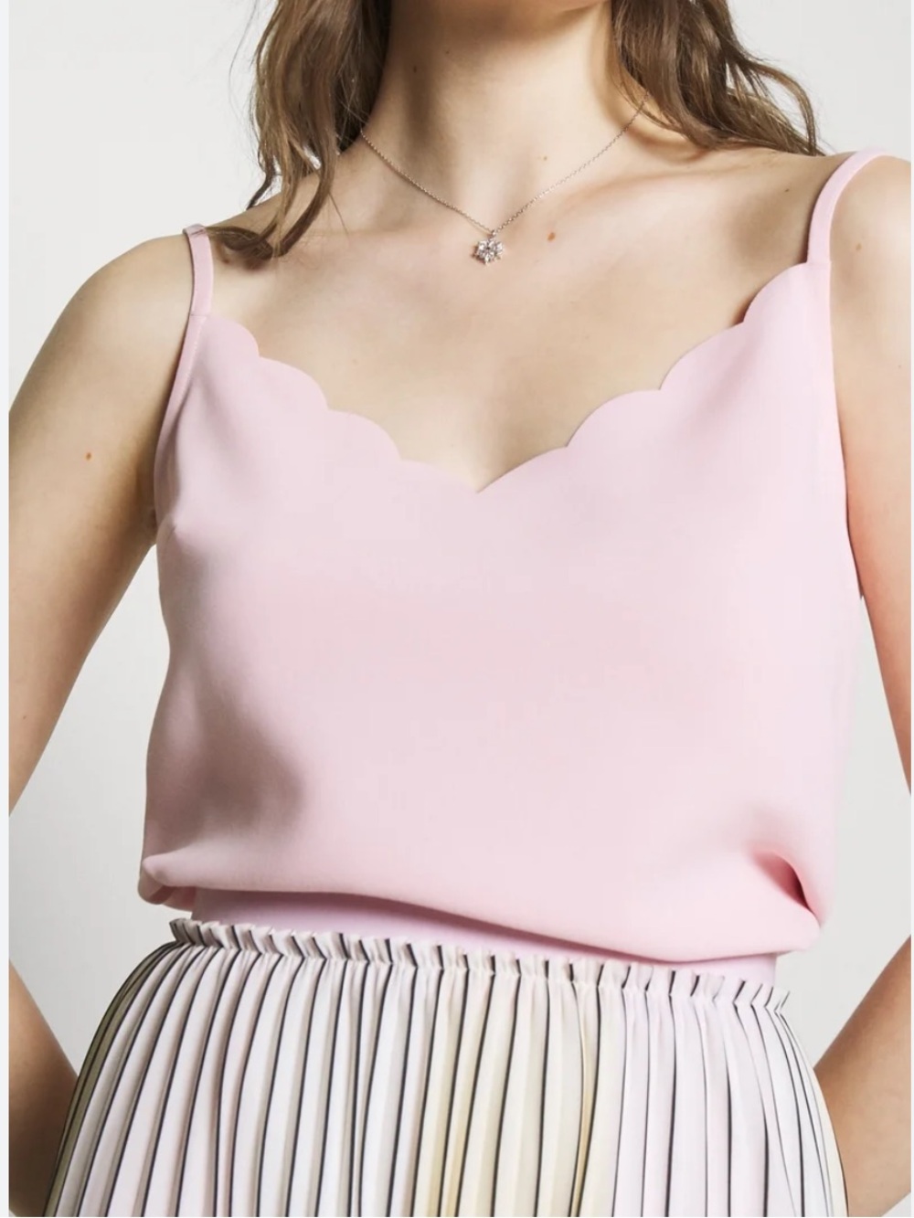 Ted Baker Siina Scallop Neckline Cami Top